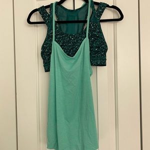 Lululemon tank with built in sports bra